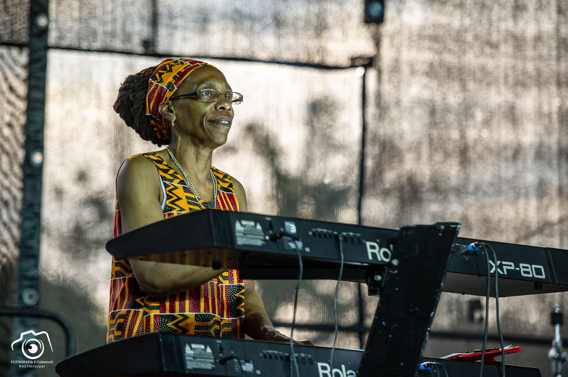 Caroline Williams on keys 