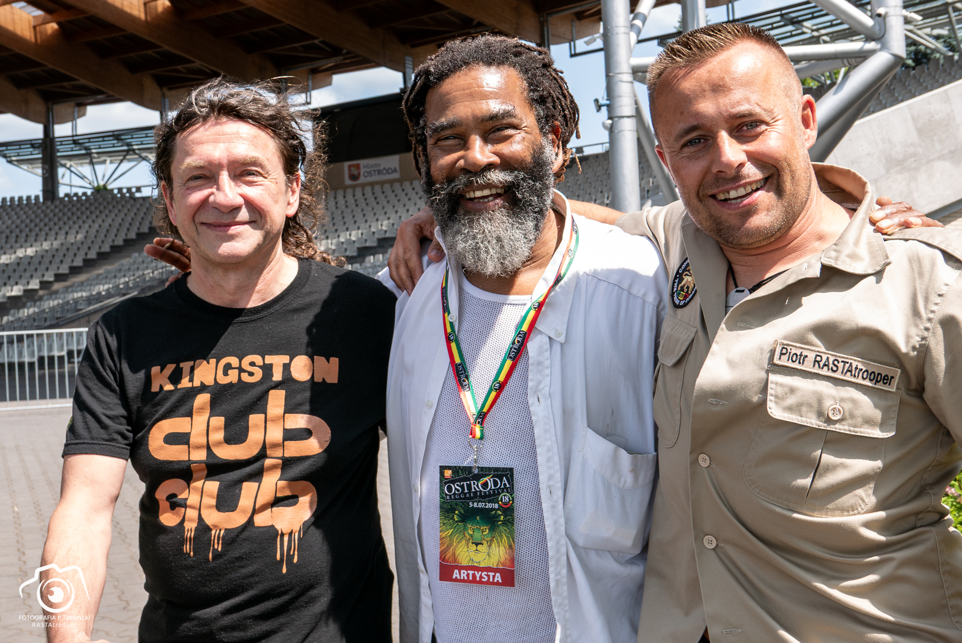 Yurek Lleszcz (L), Norman Grant (Centre), Piotr Tabencki (R)