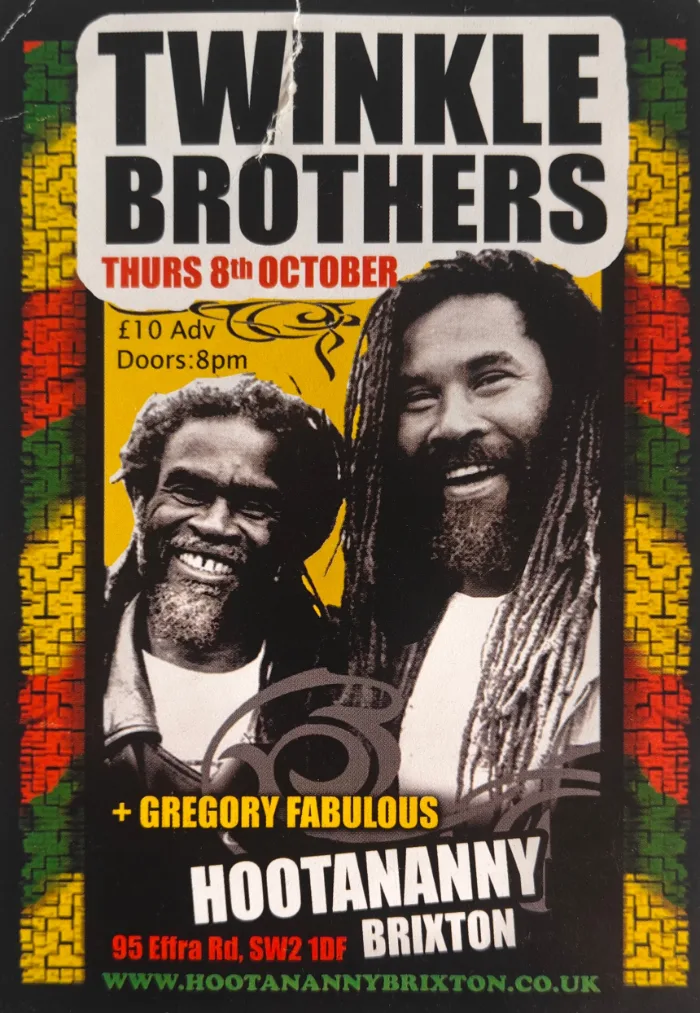 Twinkle Brothers + Gregory Fabulous Live