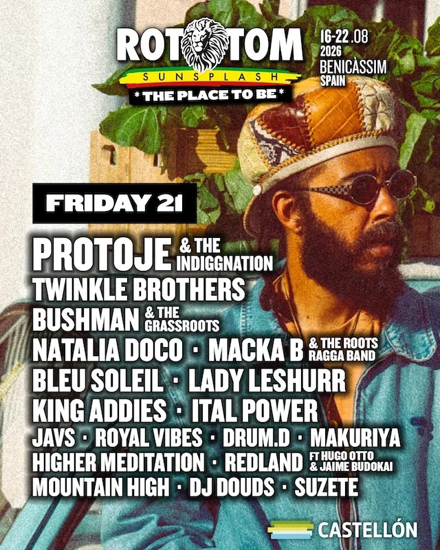 Rototom Sunsplash 2026 - Protoje, Twinkle Brothers & More